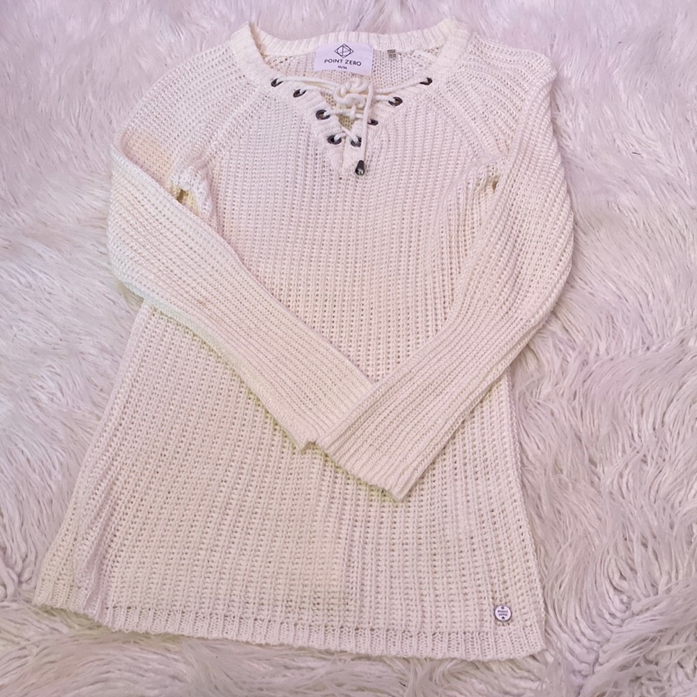 White Knit Sweater